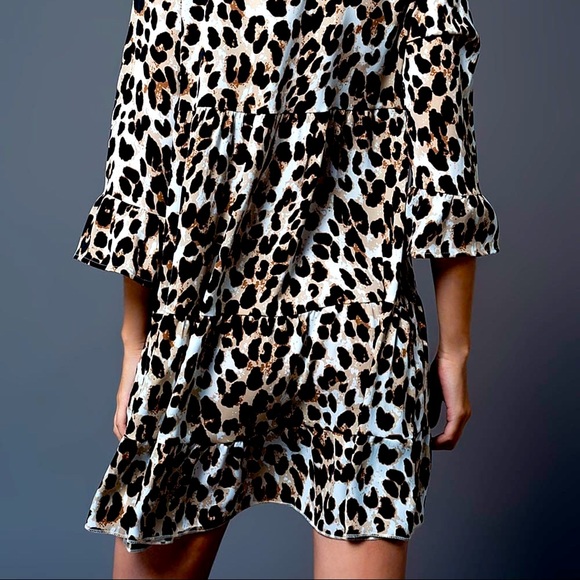 ❤️ **SOLD** New Leopard Shirt Dress - Picture 9 of 9